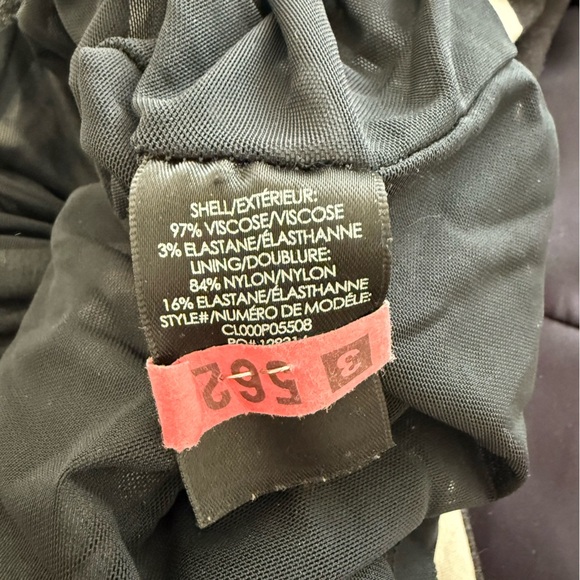 Alice + Olivia Black White Striped Mock Neck Mini Dress | Chic | Trendy 8 - Picture 11 of 13